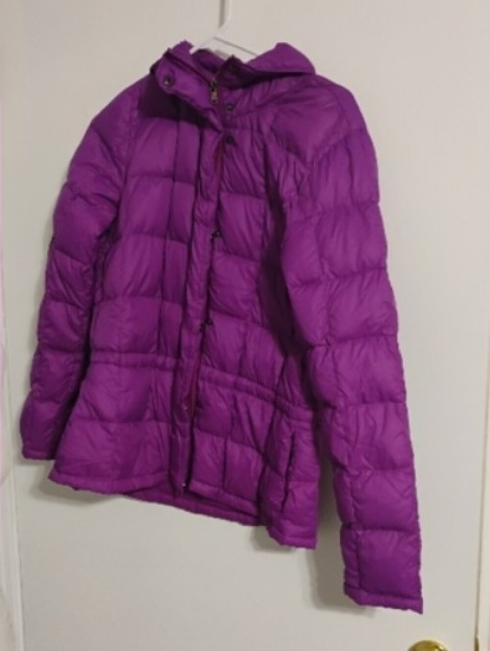 Lauren Ralph Lauren Womens Puffer Down Fill Purple Jacket Sz M